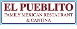 el pueblito family mexican restaurant & cantina maroon logo