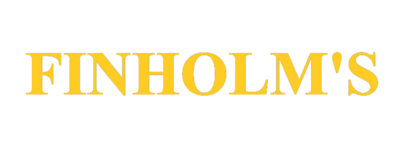 yellow finholms logo