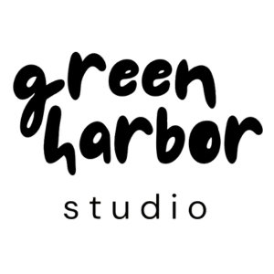 black green harbor studio logo